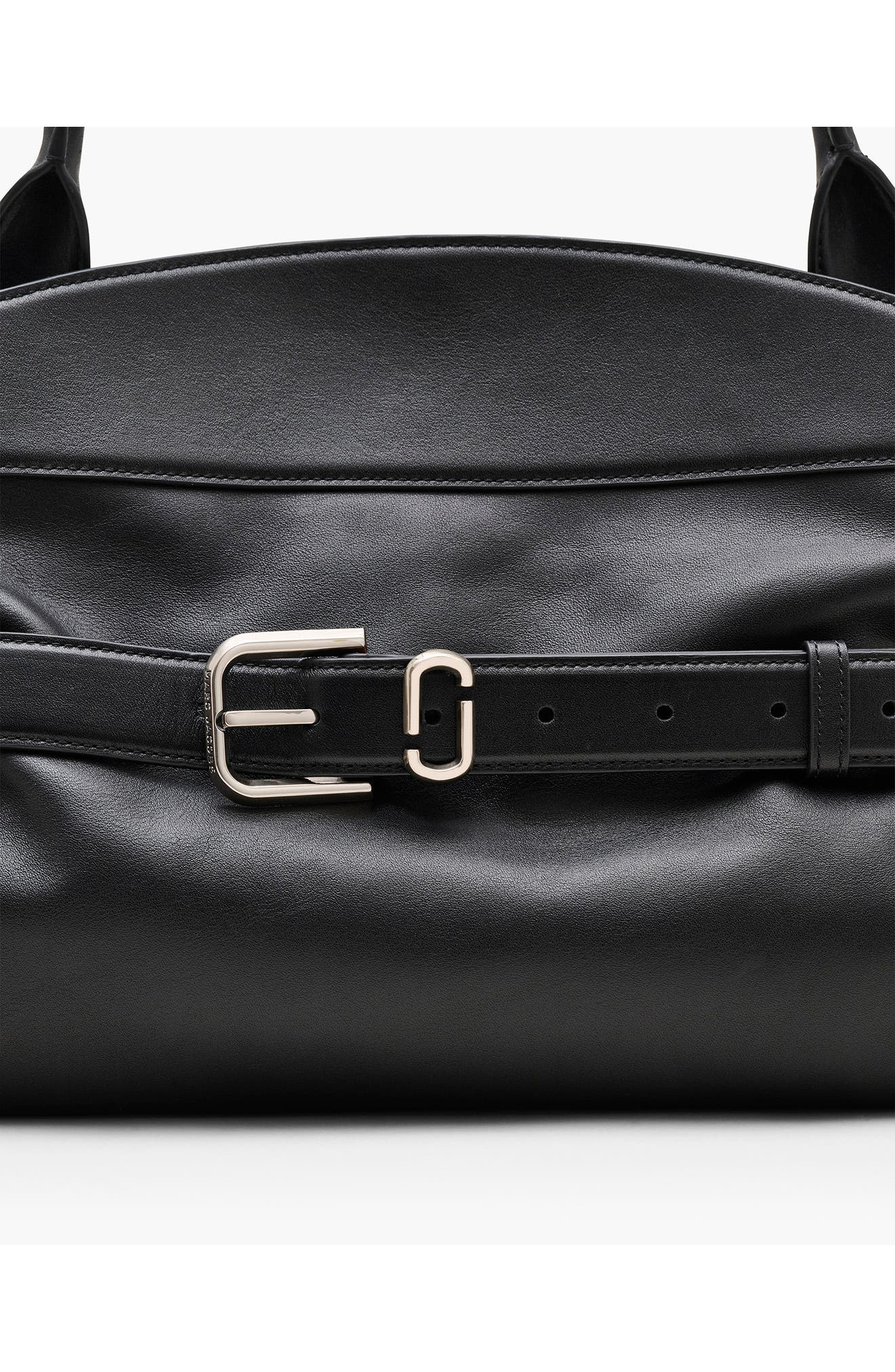 Marc Jacobs The Dakota Satchel Bag, Alternate, color, Black Leather