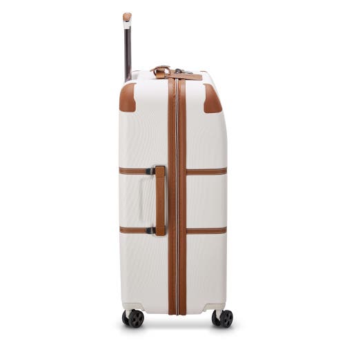 Delsey Paris Chatelet Air 2.0 Checked-large 28 Inch Hardside Luggage With Spinner Wheels In Brown