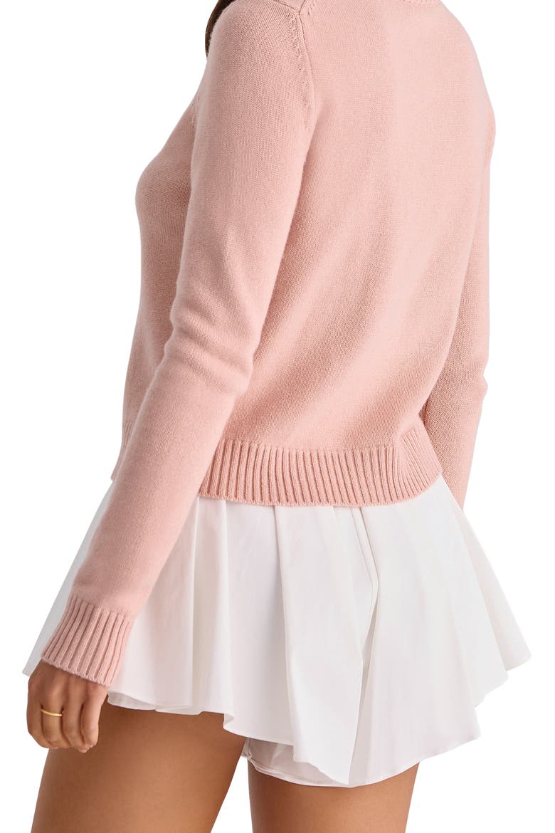 Lumi Pima Stretch Cotton Twill Flare Shorts, Alternate, color, WHITE