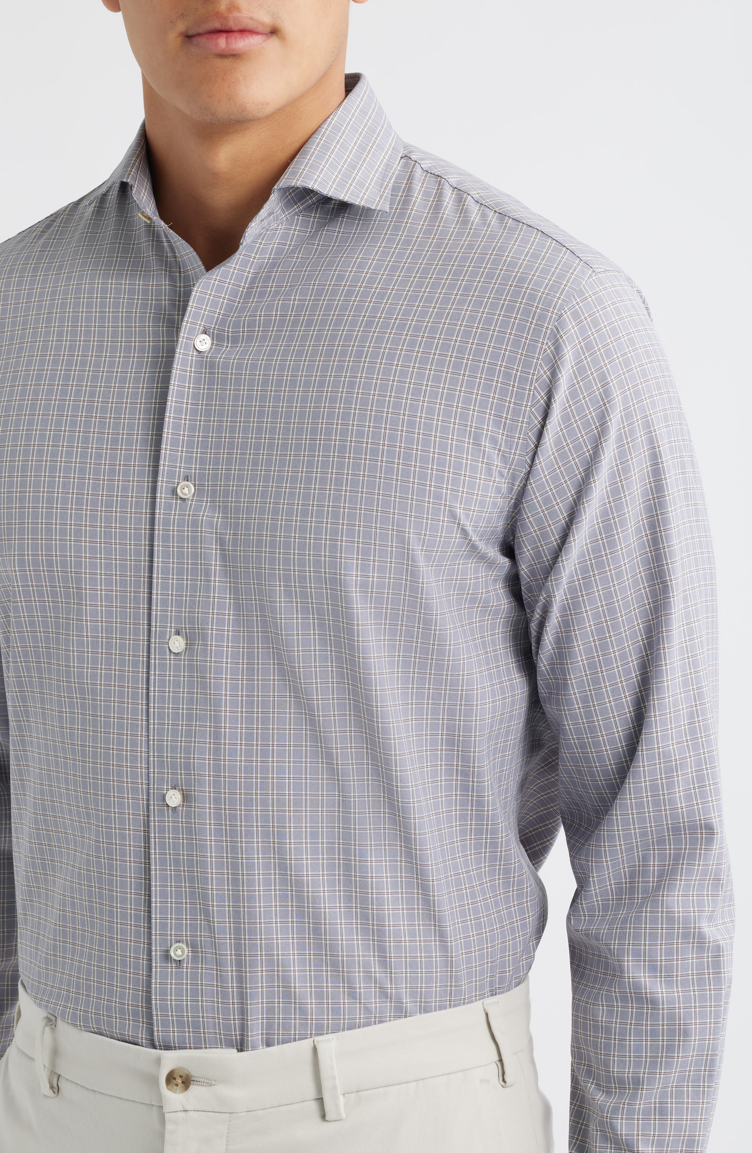 Crown Crafted Performance Poplin Button-Down Shirt - image 2
