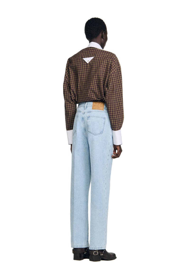Straight-leg jeans, Alternate, color, Blue