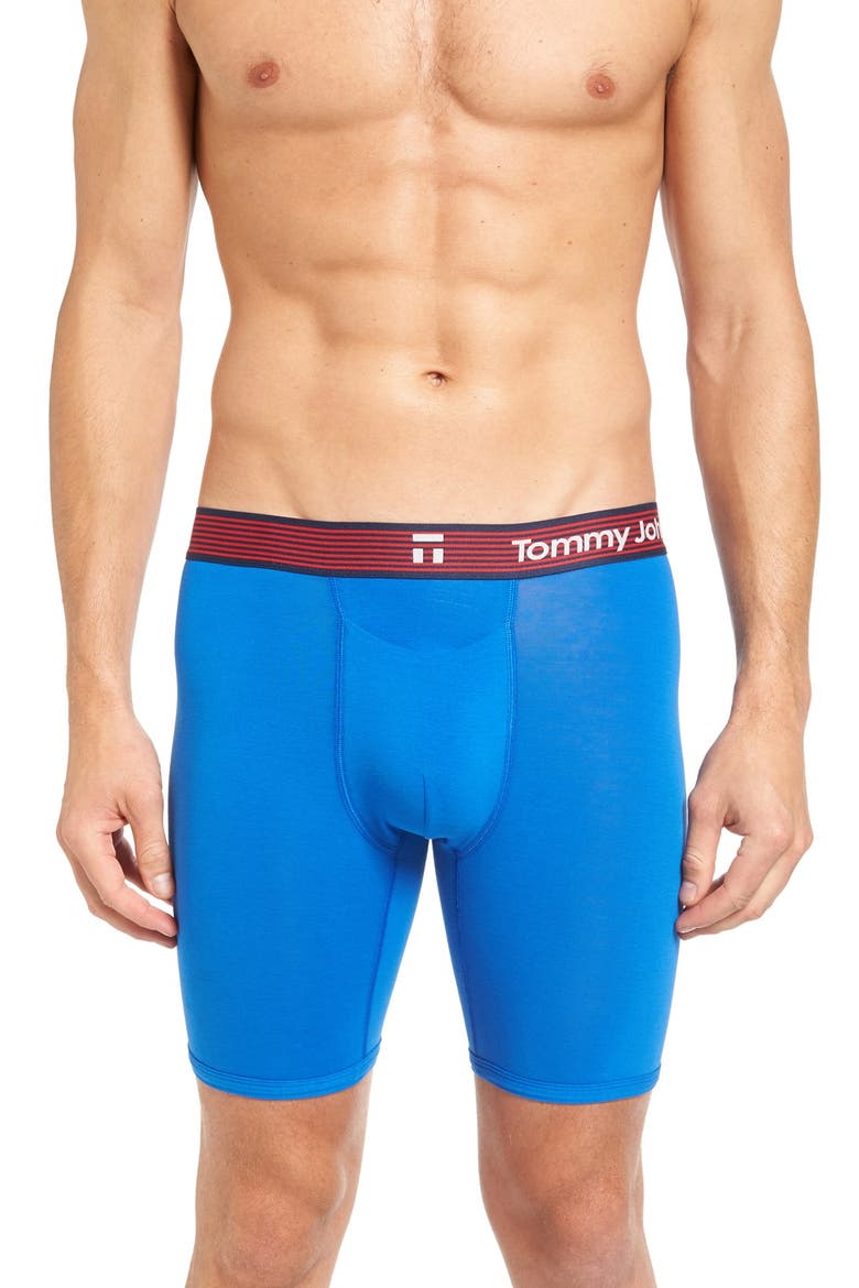 'Cool Cotton' Boxer Briefs, Main, color, MIGHTY BLUE