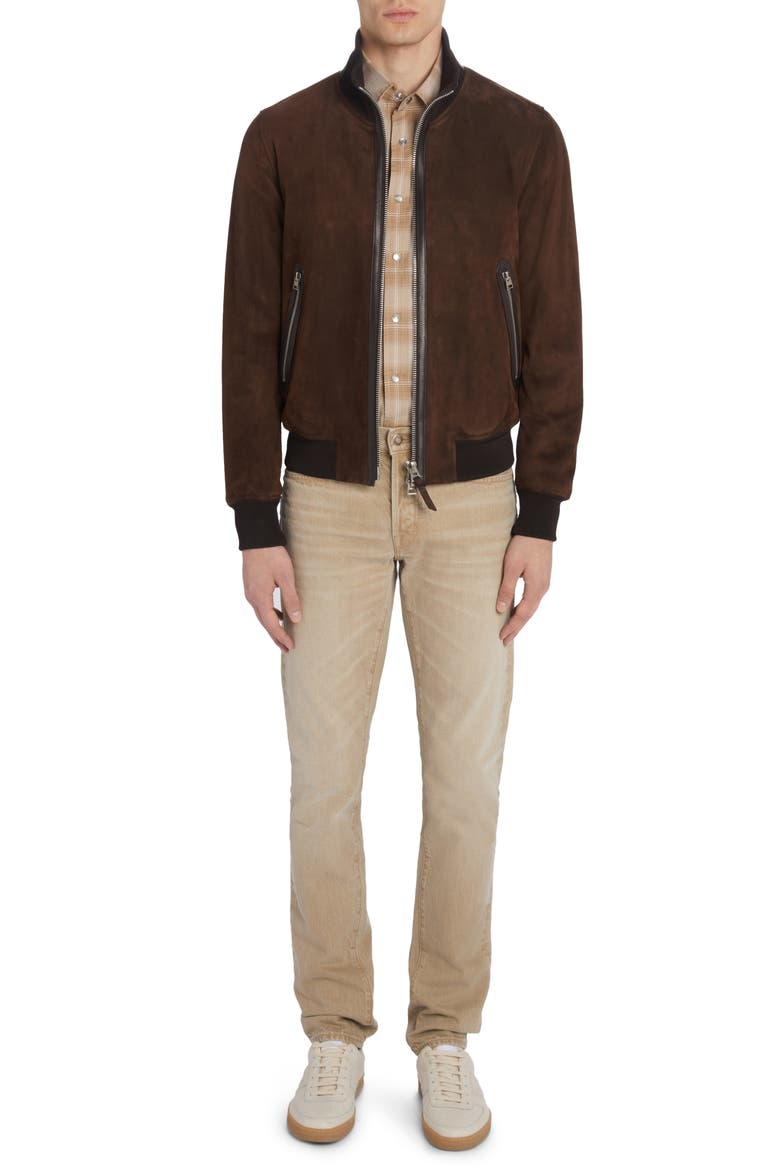 Dégradé Plaid Brushed Cotton Snap-Up Western Shirt, Alternate, color, COMBO SAND