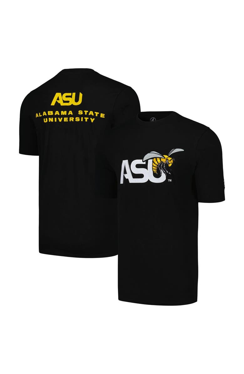 FISLL Men's FISLL Black Alabama State Hornets Applique T-Shirt, Alternate, color, Black