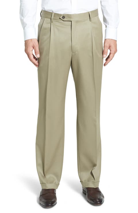 MARKAWARE - DOUBLE PLEATED TROUSER ORGANICCOTTON