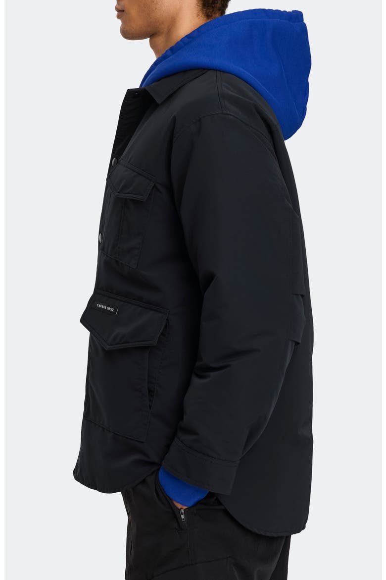 Legacy Cotton Blend Shirt Jacket, Alternate, color, NOCTURNE/ TERRA