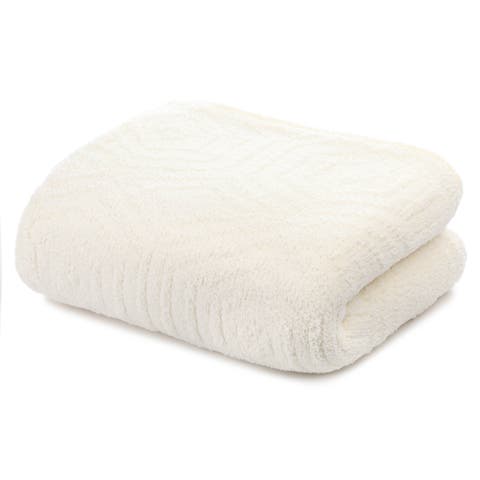 Throw - Hexagon - Chenilla Cloud