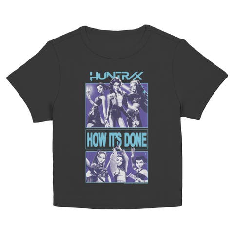 Junior's KPop Demon Hunters Huntrix How It's Done Trio  Graphic T-Shirt