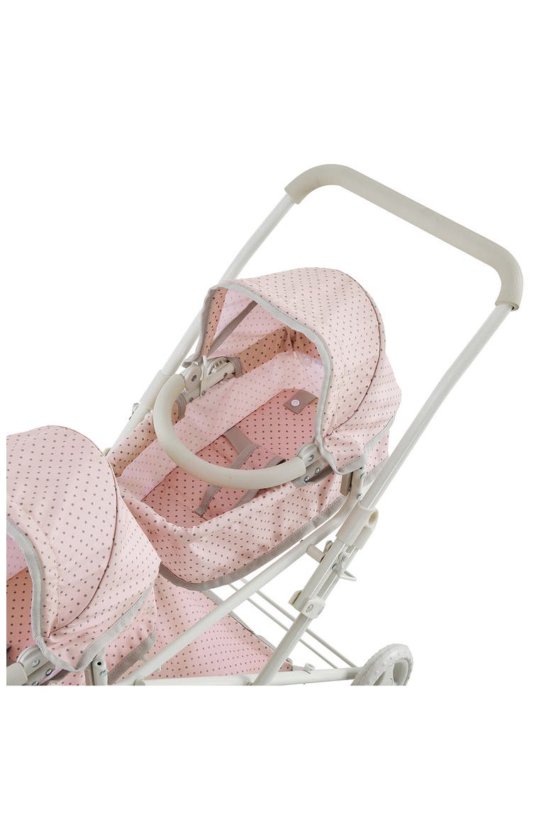 Olivia's Little World Double Bassinet Play Stroller, Alternate, color, PINK