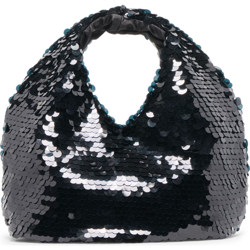 Dolce Vita Dahlia Sequin Shoulder Bag In Black