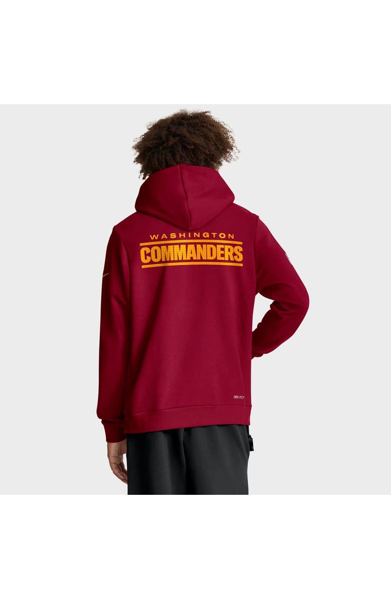 Nike Men's Nike Burgundy Washington Commanders Sideline Standard Issue Initial Home Dri-FIT Hoodie, Alternate, color, Burgundy
