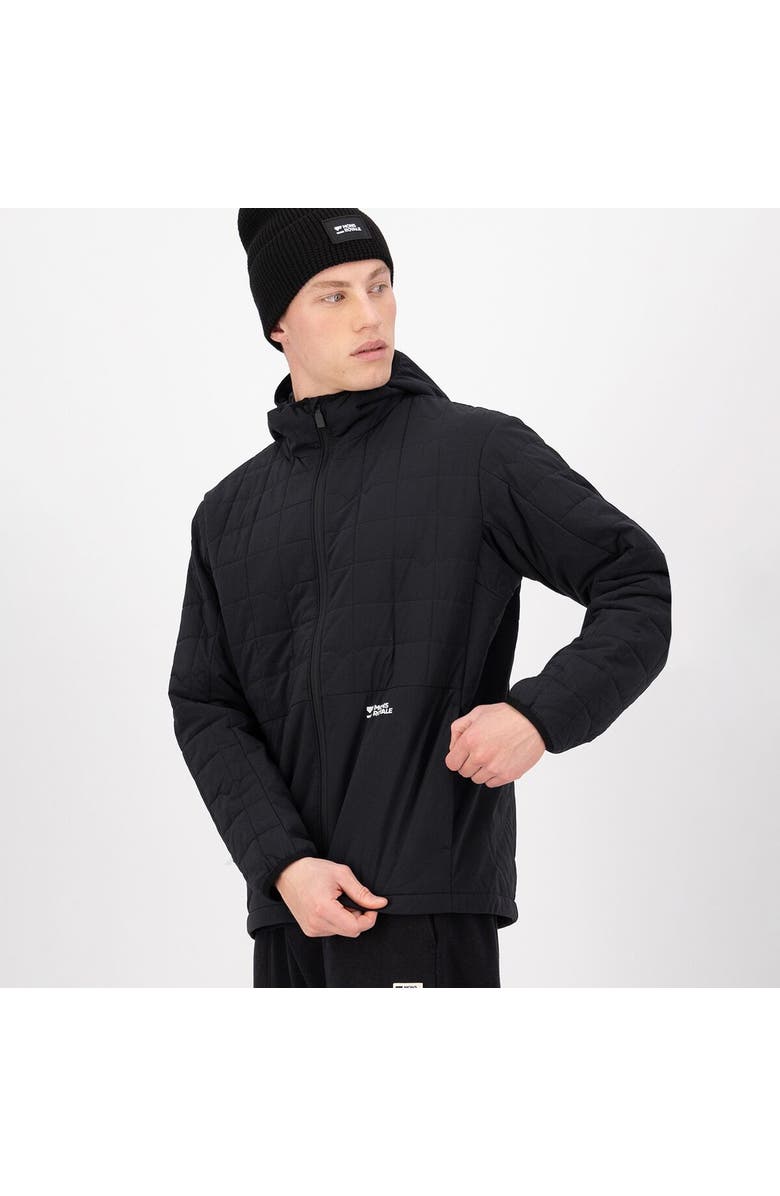 Mons Royale Canyon Merino Insulated Hooded Jacket - Men's, Alternate, color, Black