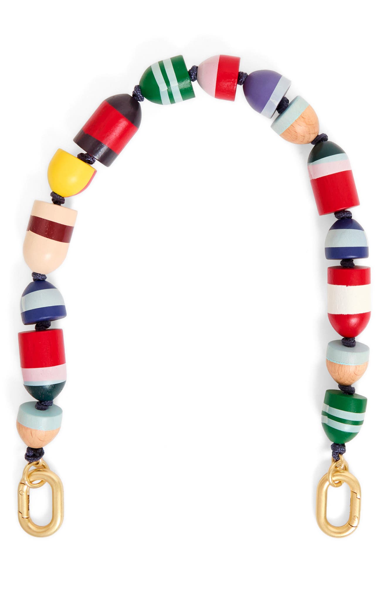 Shortie Buoy Beaded Bag Strap, Main, color, MULTI
