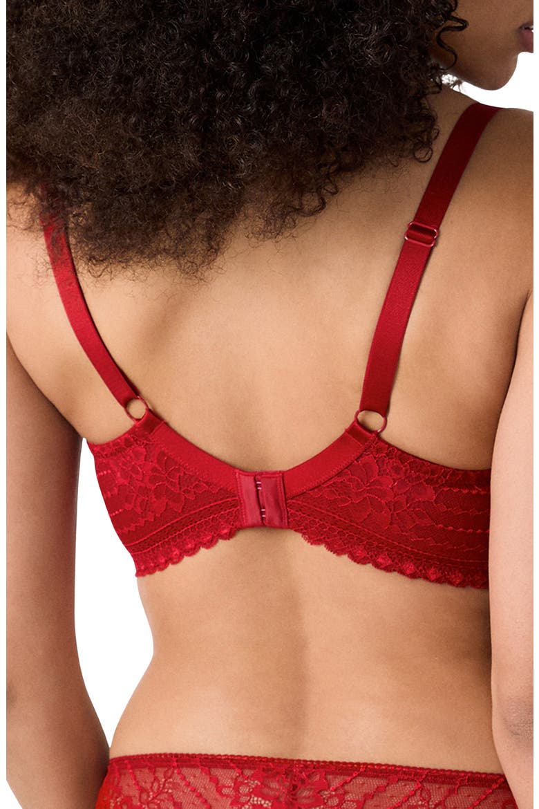 Panama Underwire Minimizer Bra, Alternate, color, CARDINAL