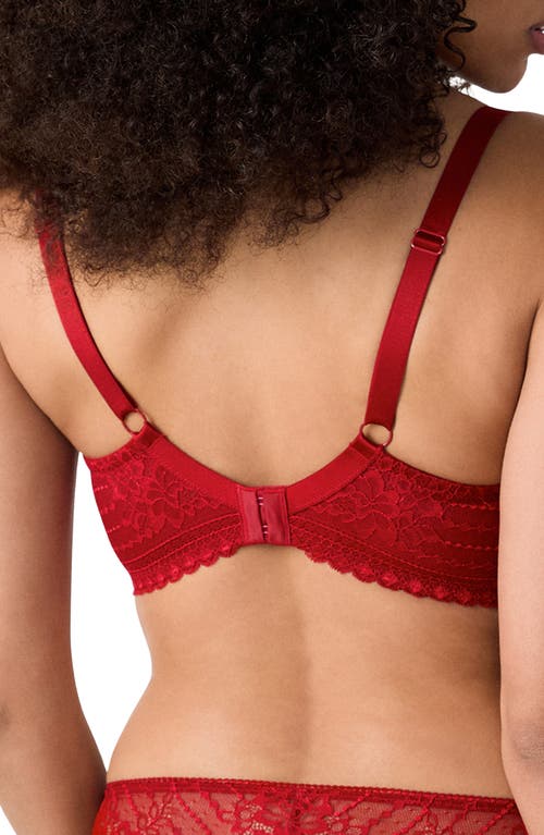 Etam Panama Underwire Minimizer Bra In Red