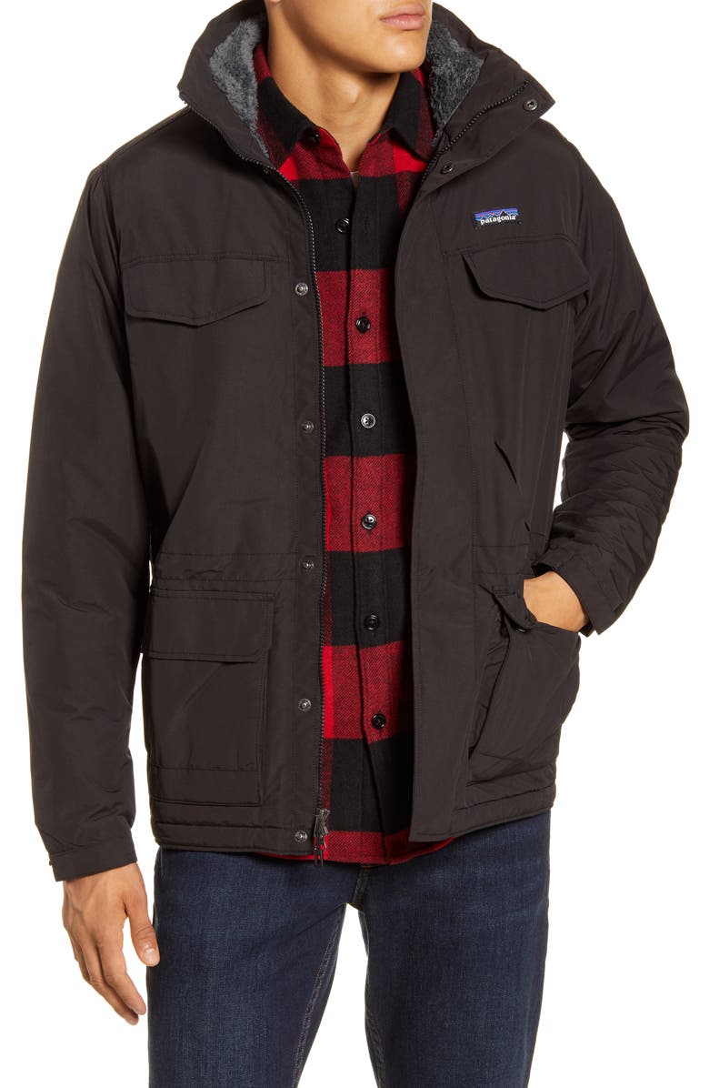 Patagonia Isthmus Wind Resistant Water Repellent Hooded Parka, Main, color, 