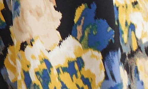 Kasper Plus Size Floral Print Cowlneck Dress In Multi