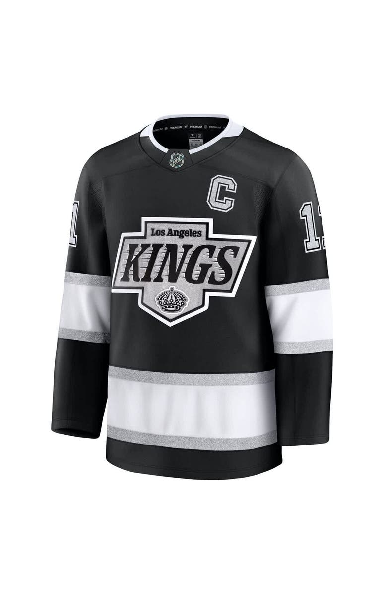 FANATICS Men's Fanatics Anze Kopitar Black Los Angeles Kings Home Premium Jersey, Alternate, color, 