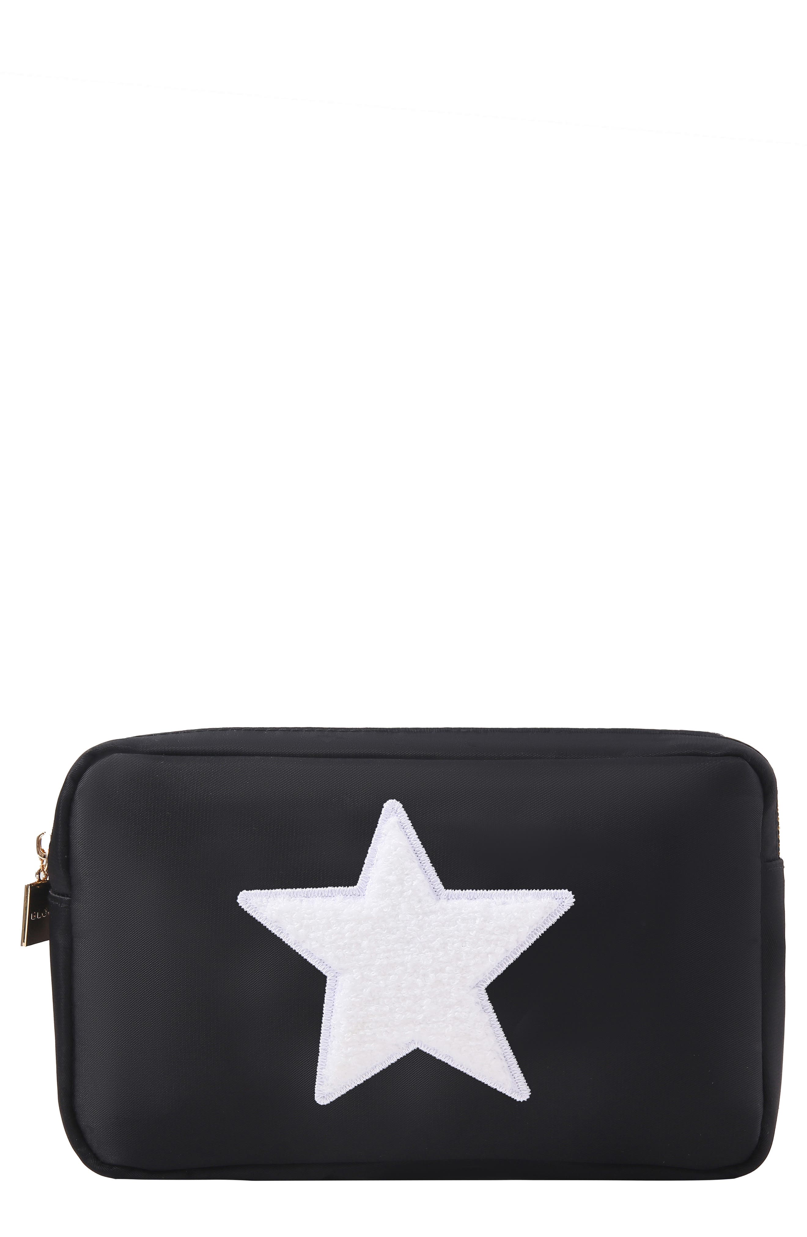 Bloc Bags Medium Star Cosmetics Bag in Black/White 