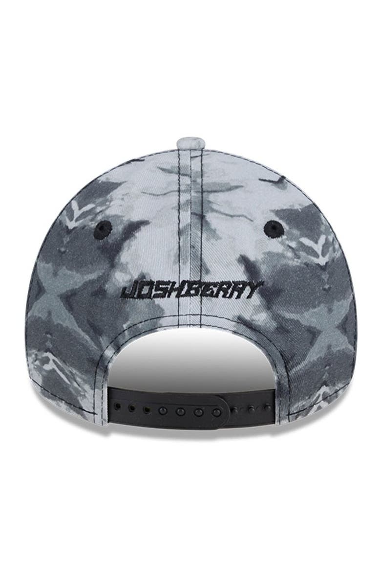 New Era Men's New Era Black Josh Berry Victory Burnout 9FORTY Adjustable Hat, Alternate, color, Black
