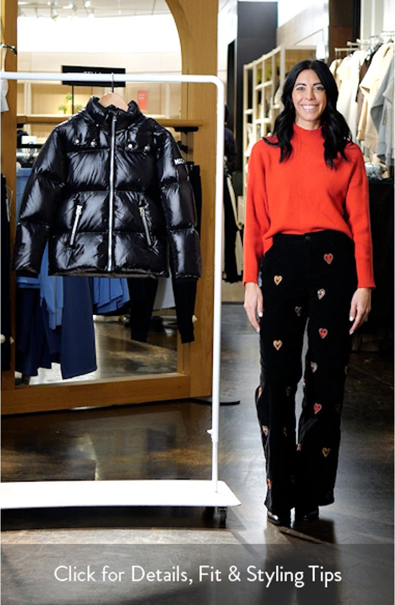 Kids' Jesse Water Repellent 800 Fill Power Down Puffer Coat, sales video thumbnail