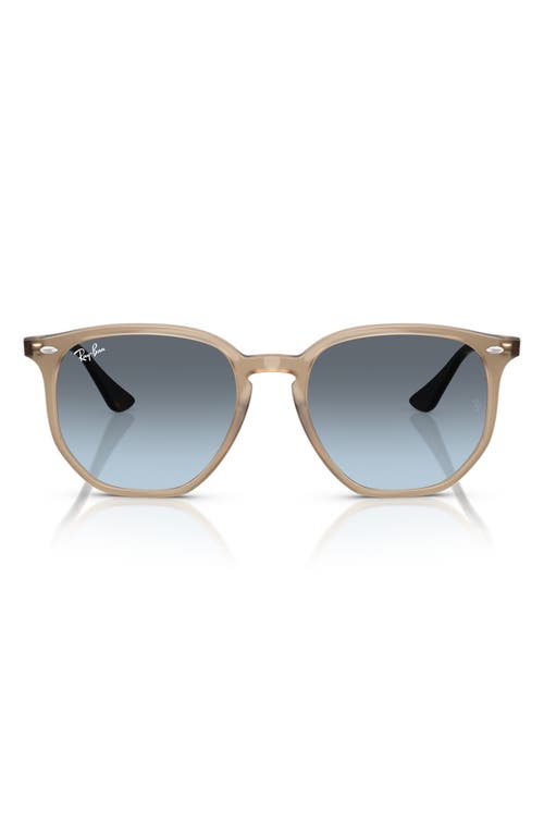 Ray Ban Ray-ban 54mm Gradient Round Sunglasses In Blue Grad