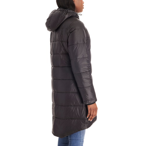 Modern Eternity Maternity Modern Eternity Naomi 3-in-1 Down-filled Nylon Maternity & Babywearing Par In Black