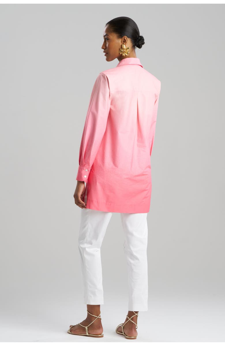 Natori AKARI Oversized Shirt, Alternate, color, Flamingo