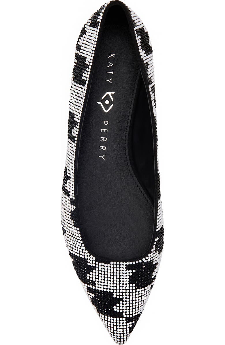 Katy Perry The Hollie Crystal Pointed Toe Ballet Flat, Alternate, color,