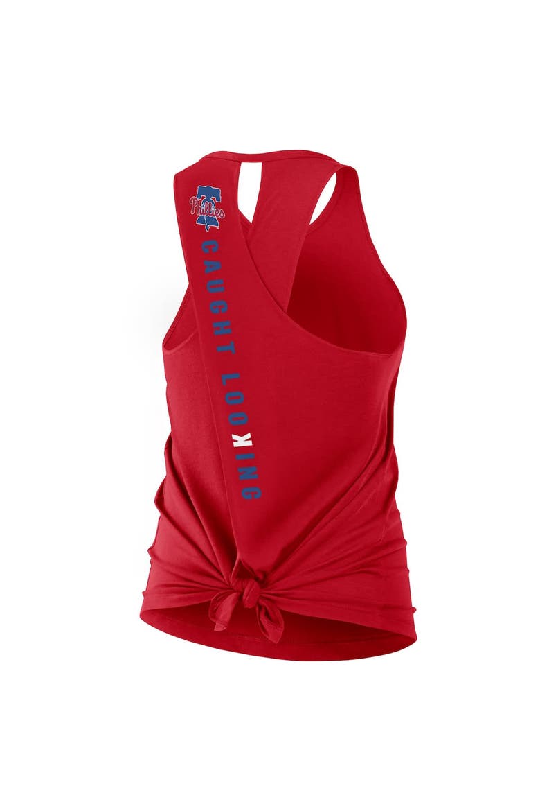 Women's Nike Red Philadelphia Phillies Crisscross Performance Tank Top, Alternate, color, Red