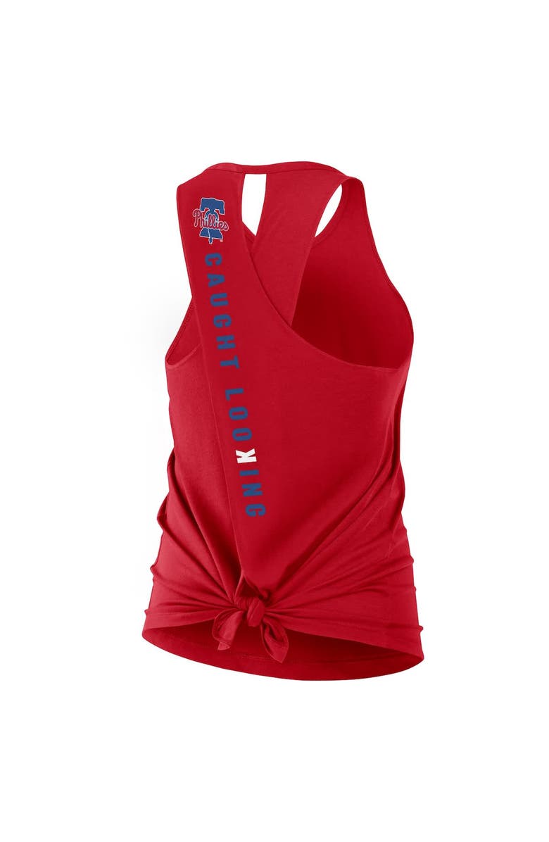 Nike Women's Nike Red Philadelphia Phillies Crisscross Performance Tank Top, Alternate, color, Red
