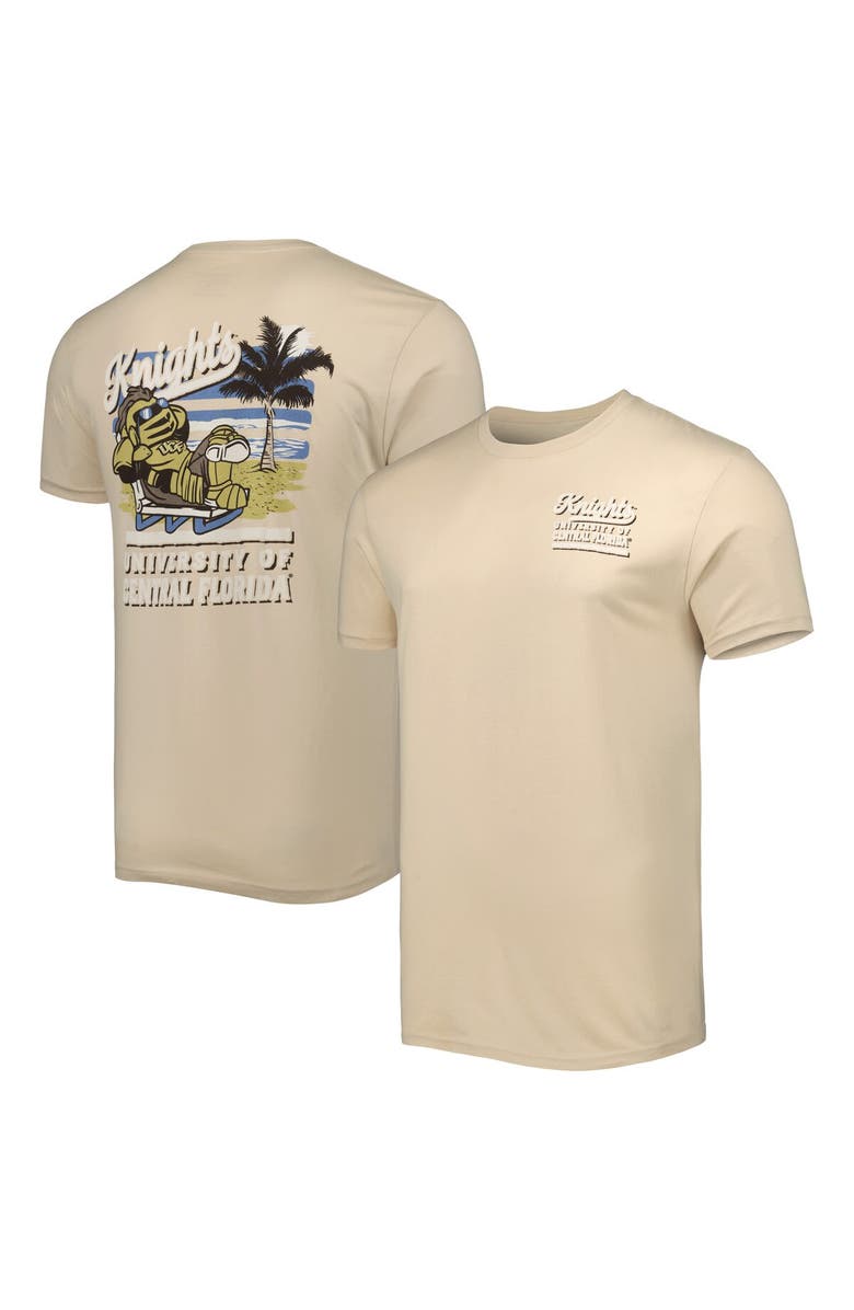 IMAGE ONE Men's Natural UCF Knights Hyperlocal Beach Premium T-Shirt, Main, color, 