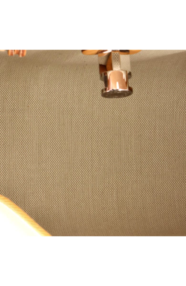 Pre-Owned Hermes Herbag Zip Leather and Toile 31, Alternate, color, Beton