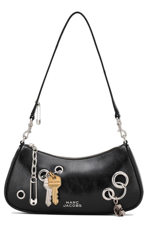 The Grommet Charm Leather Shoulder Bag