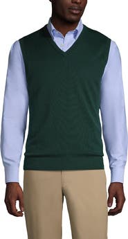 Lands' End School Uniform  Cotton Modal Fine Gauge Sweater Vest