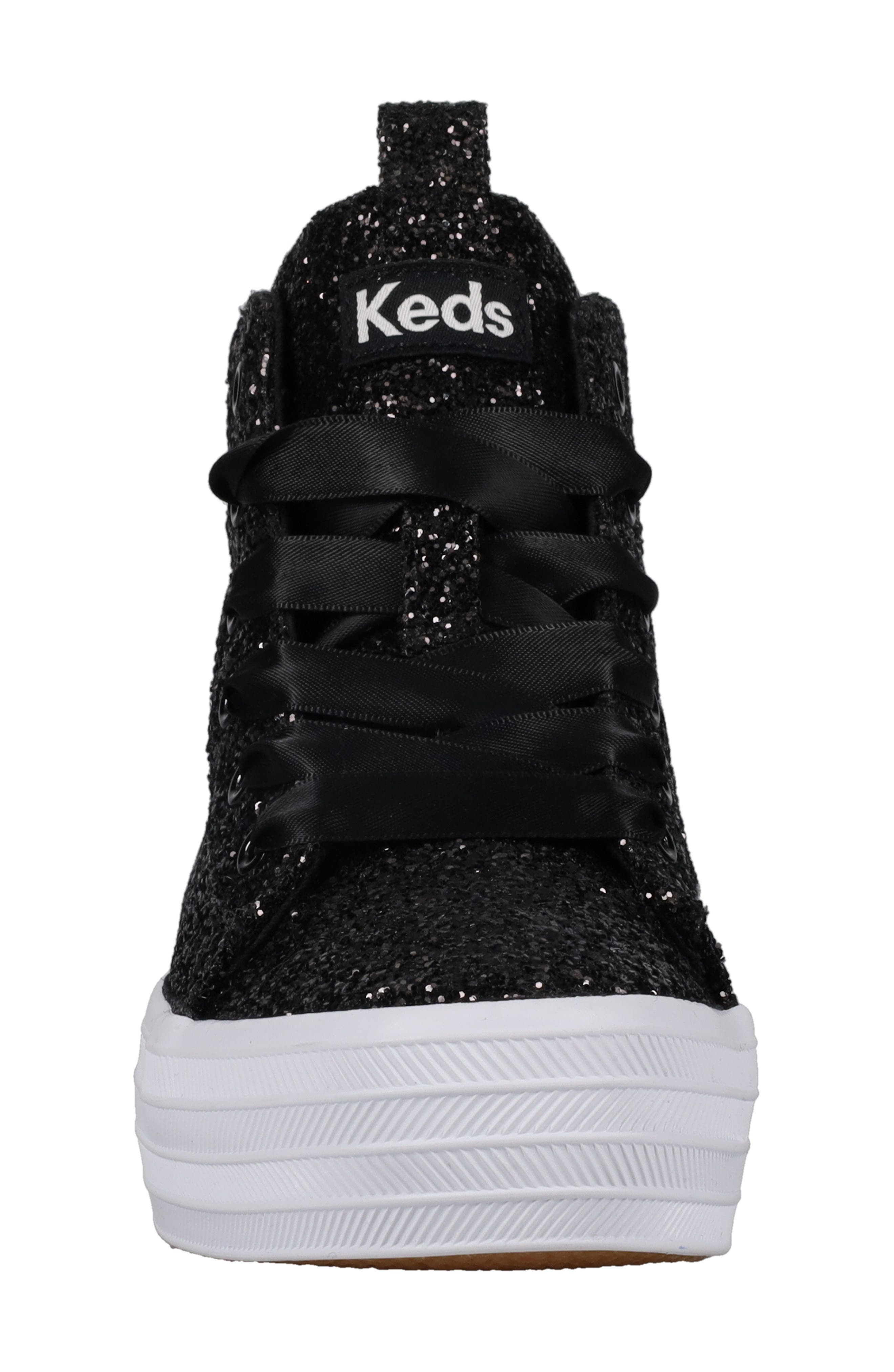 Keds<sup>®</sup> Kids' Triple Up Glitter Celebration High Top Sneaker, Alternate, color, 
