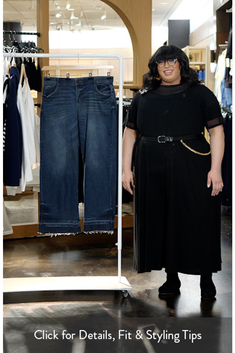 Sam Release Hem High Waist Wide Leg Jeans video