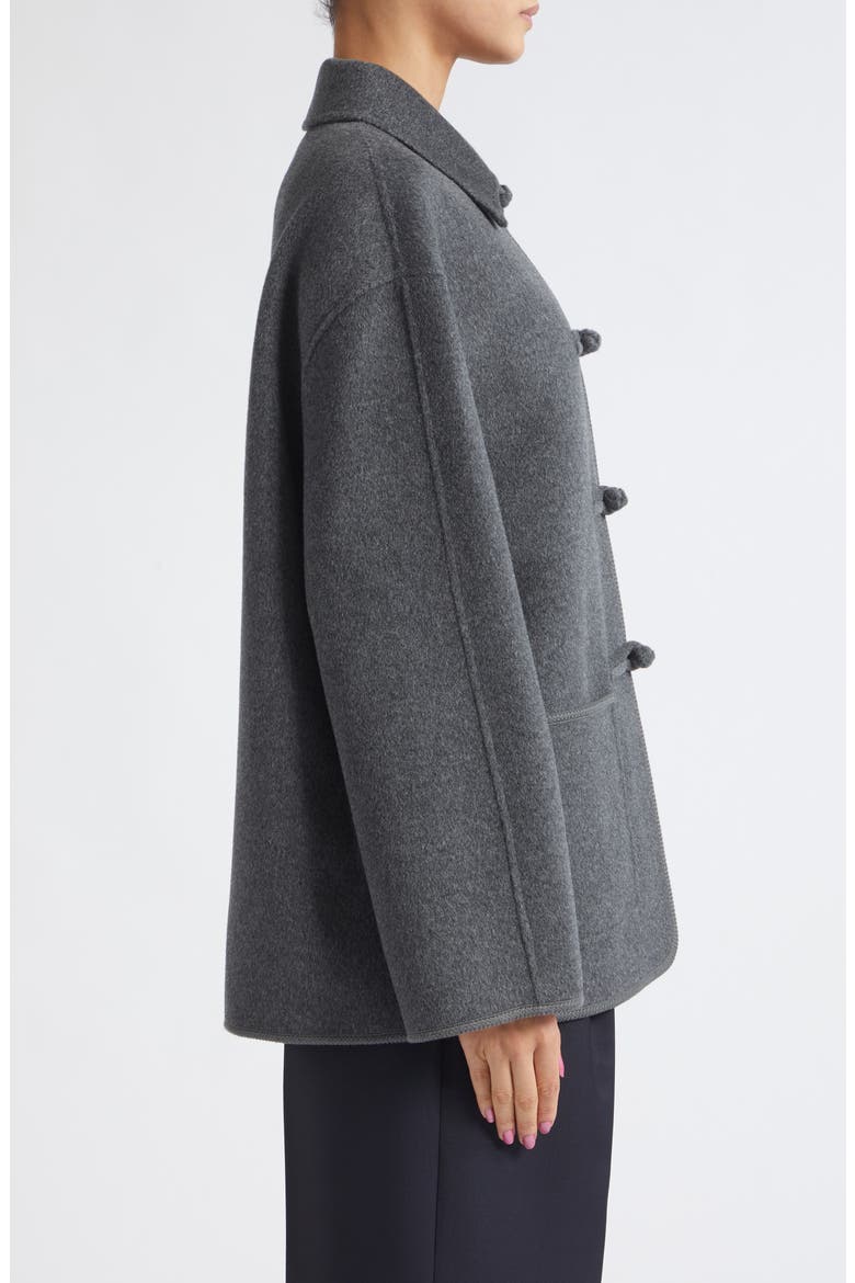 Double Face Wool & Cashmere Jacket, Alternate, color, DARK GREY MELANGE
