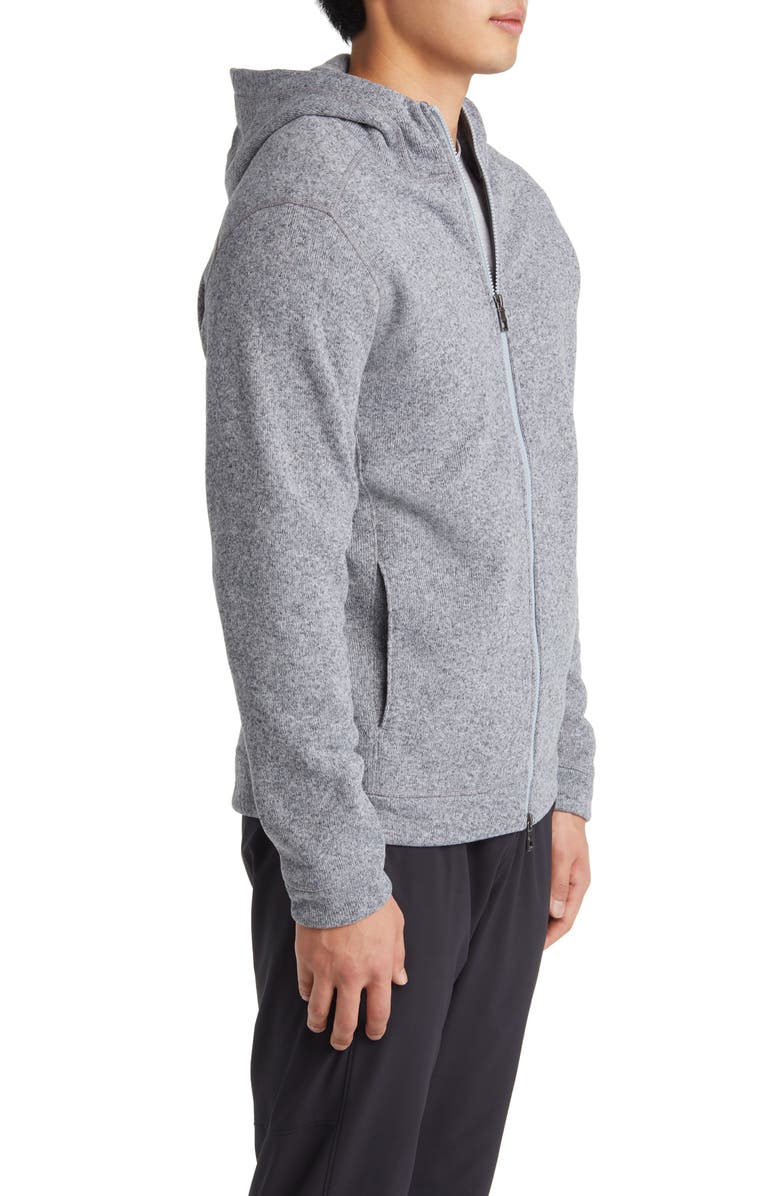 Peter Millar Crown Sweater Fleece Zip Hoodie, Alternate, color, 