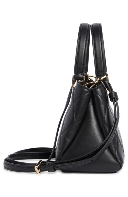 Kate Spade New York Carey Small Quilted Sullivan Satchel Bag In Black