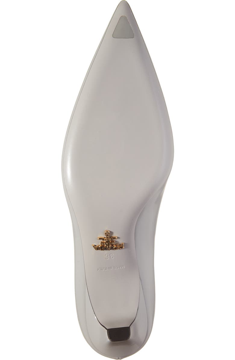 Prada Bunny Flora Kitten Heel Pointed Toe Pump, Alternate, color,