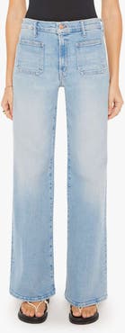 【WONDER WONDER】Tessing Catwashing Pocket Denim L Wide Pt V647 Baggy Patchwork Denim - Blue/Multi | mnml | shop now