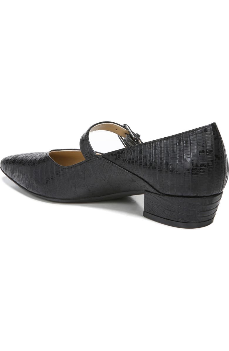 Naturalizer Florencia Croc Embossed Pointed Toe Flat, Alternate, color,