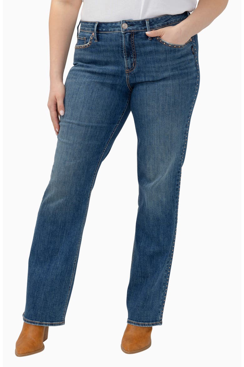Suki Slim Bootcut Jeans, Main, color, SEREPHINA