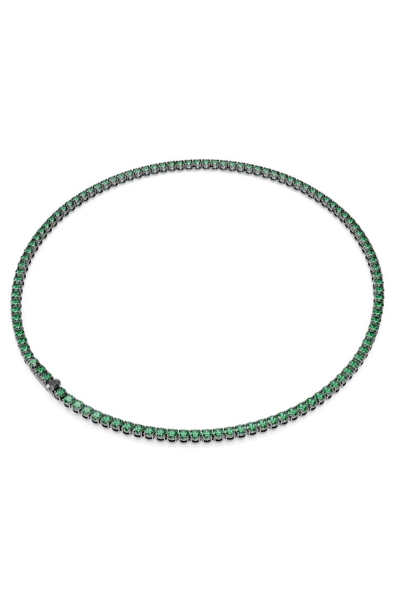Swarovski Matrix Tennis Necklace, Alternate, color, 