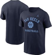 Jordan Brand Men's Jordan Brand Navy North Carolina Tar Heels Basketball Icon T-Shirt