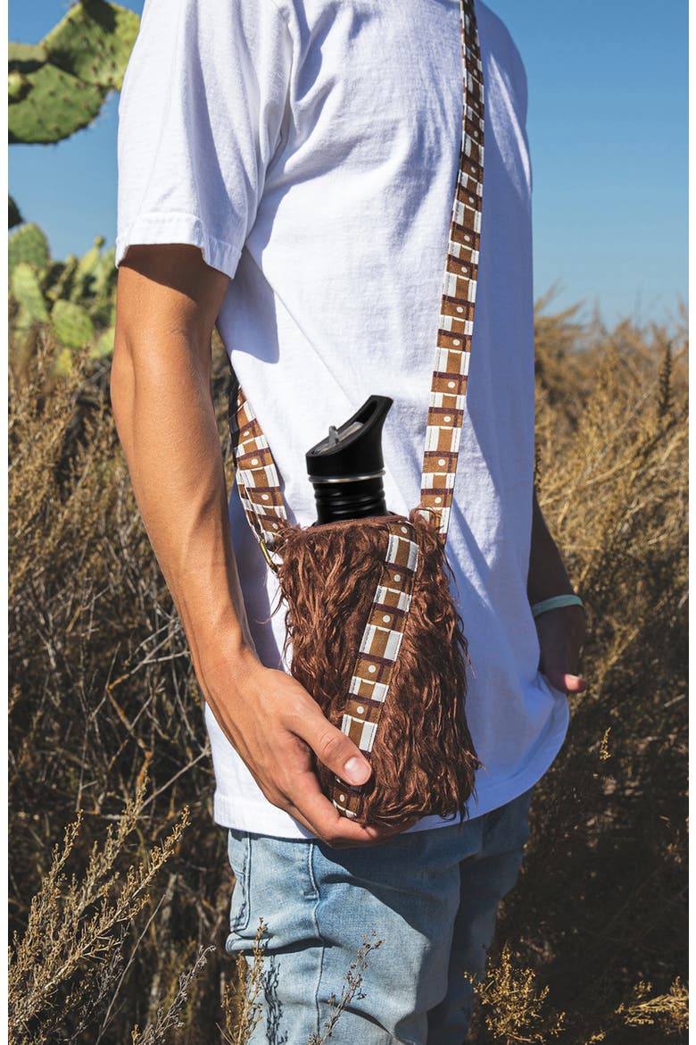 Star Wars™ Chewbecca Bottle Cooler & Bottle, Alternate, color, BROWN