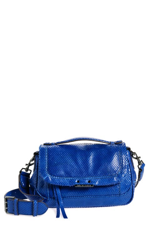 Abundance Snakeskin Embossed Leather Crossbody Bag