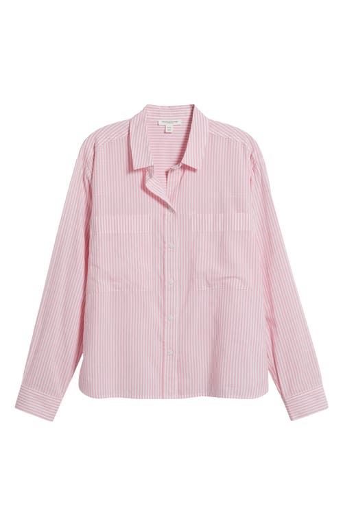 BEACHLUNCHLOUNGE BEACHLUNCHLOUNGE EVERLYNN COTTON BLEND BUTTON-UP SHIRT
