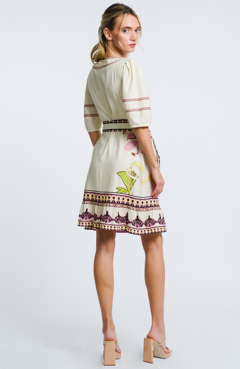 CIEBON Ivy Linen Blend Dress, Alternate, color, 